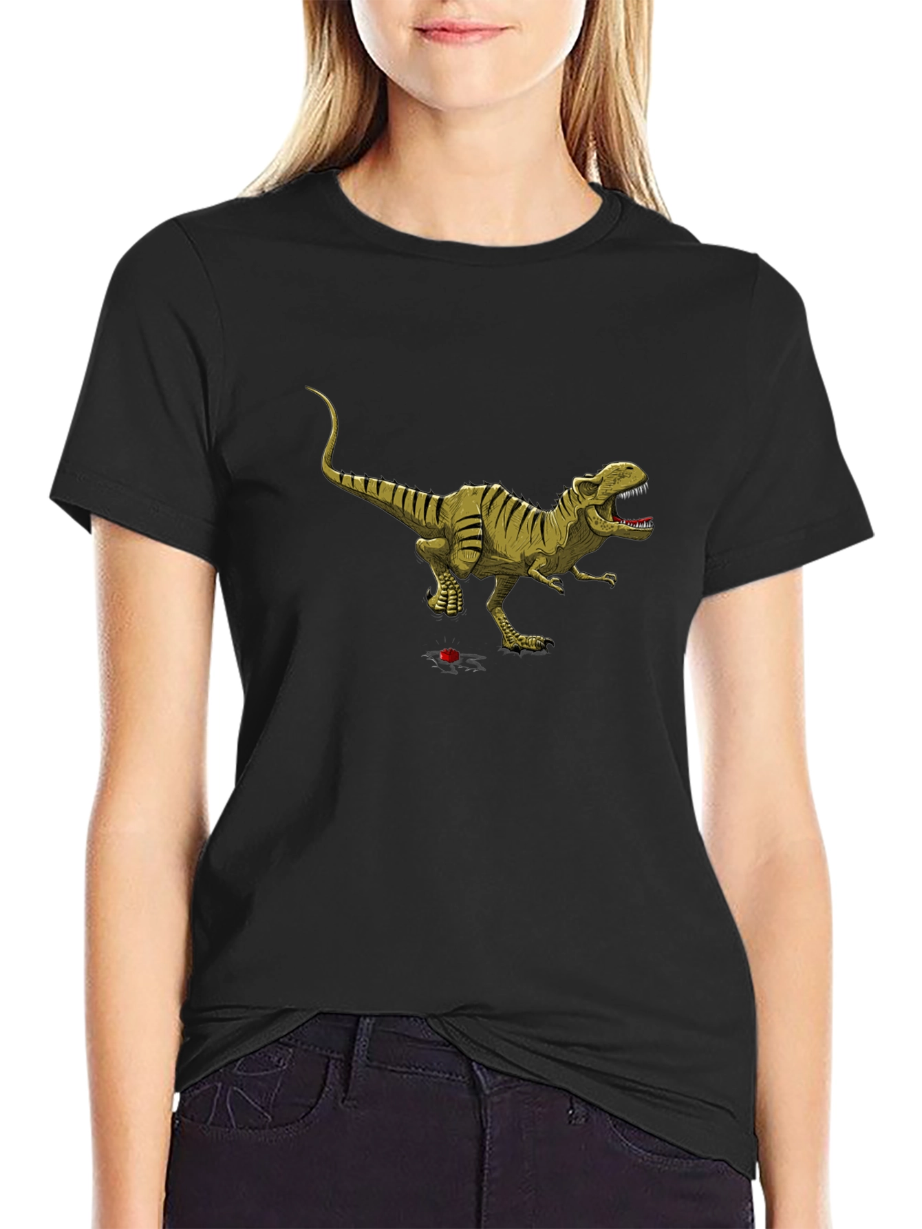 Dinosaur T-Shirt - Black Graphic Tee