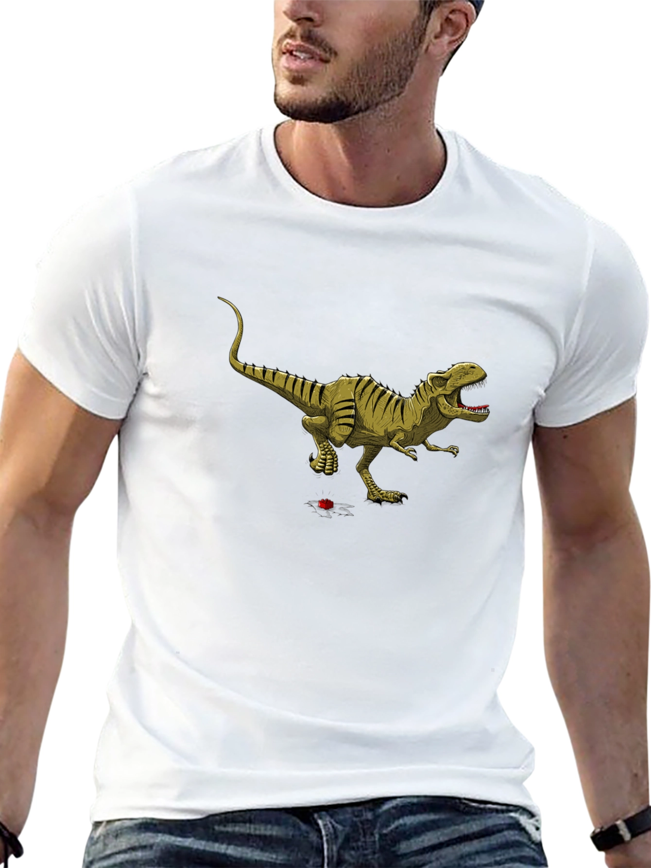 Dinosaur T-Shirt - Black Graphic Tee