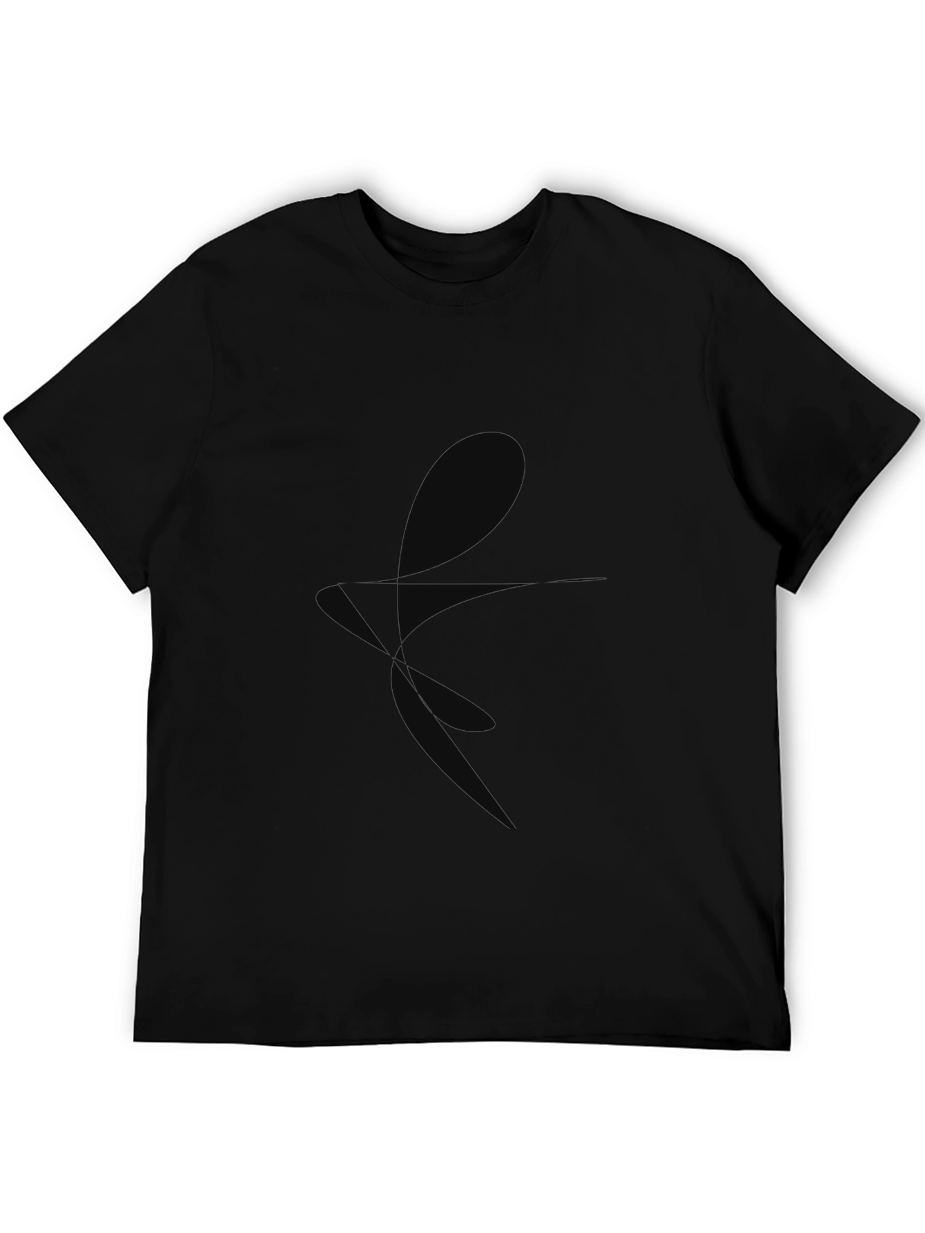 Black Graphic Tee - Modern Style