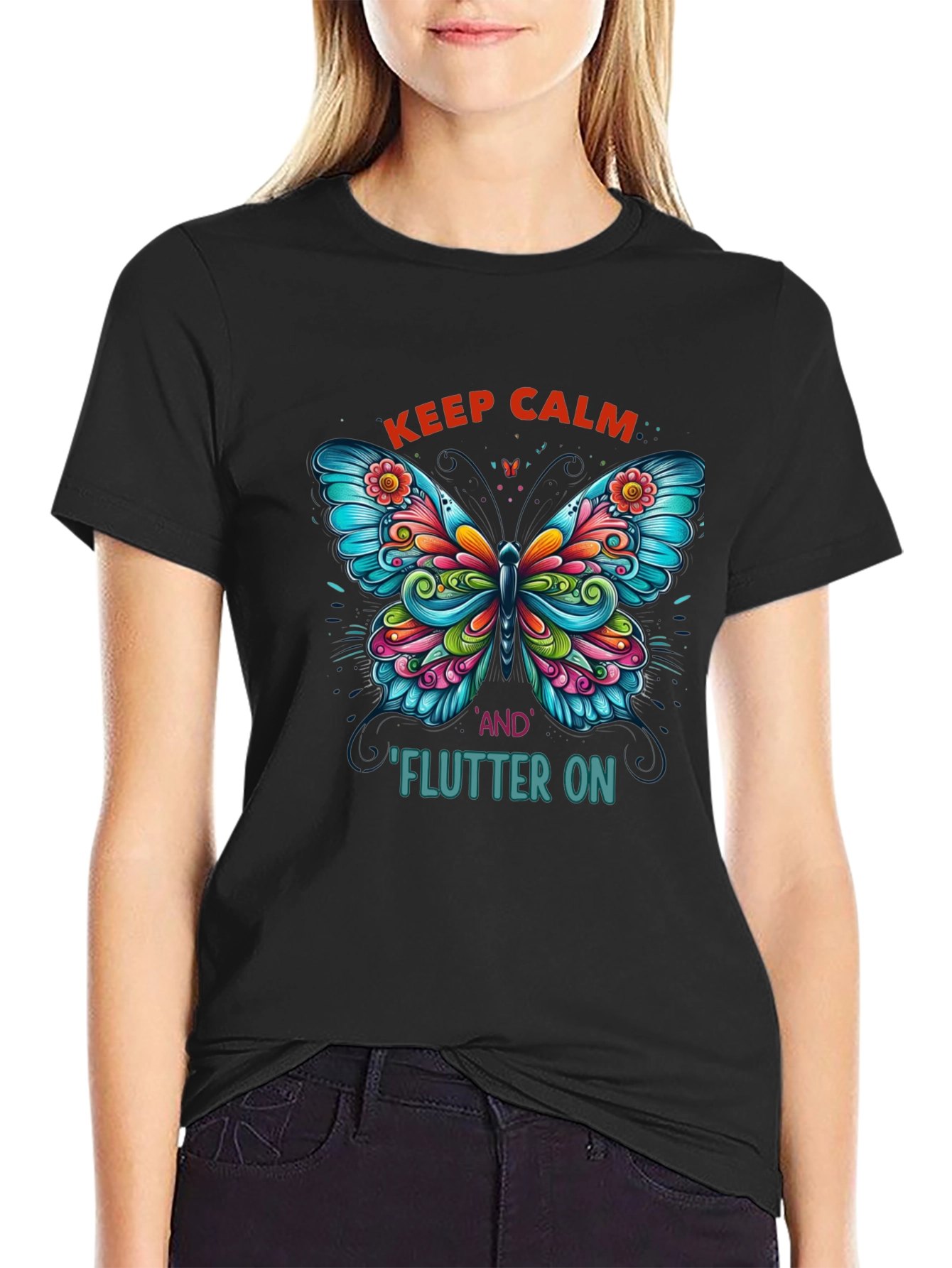 Keep Calm Butterfly T-Shirt