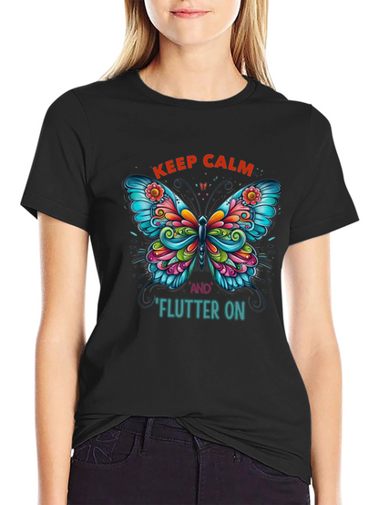Keep Calm Butterfly T-Shirt