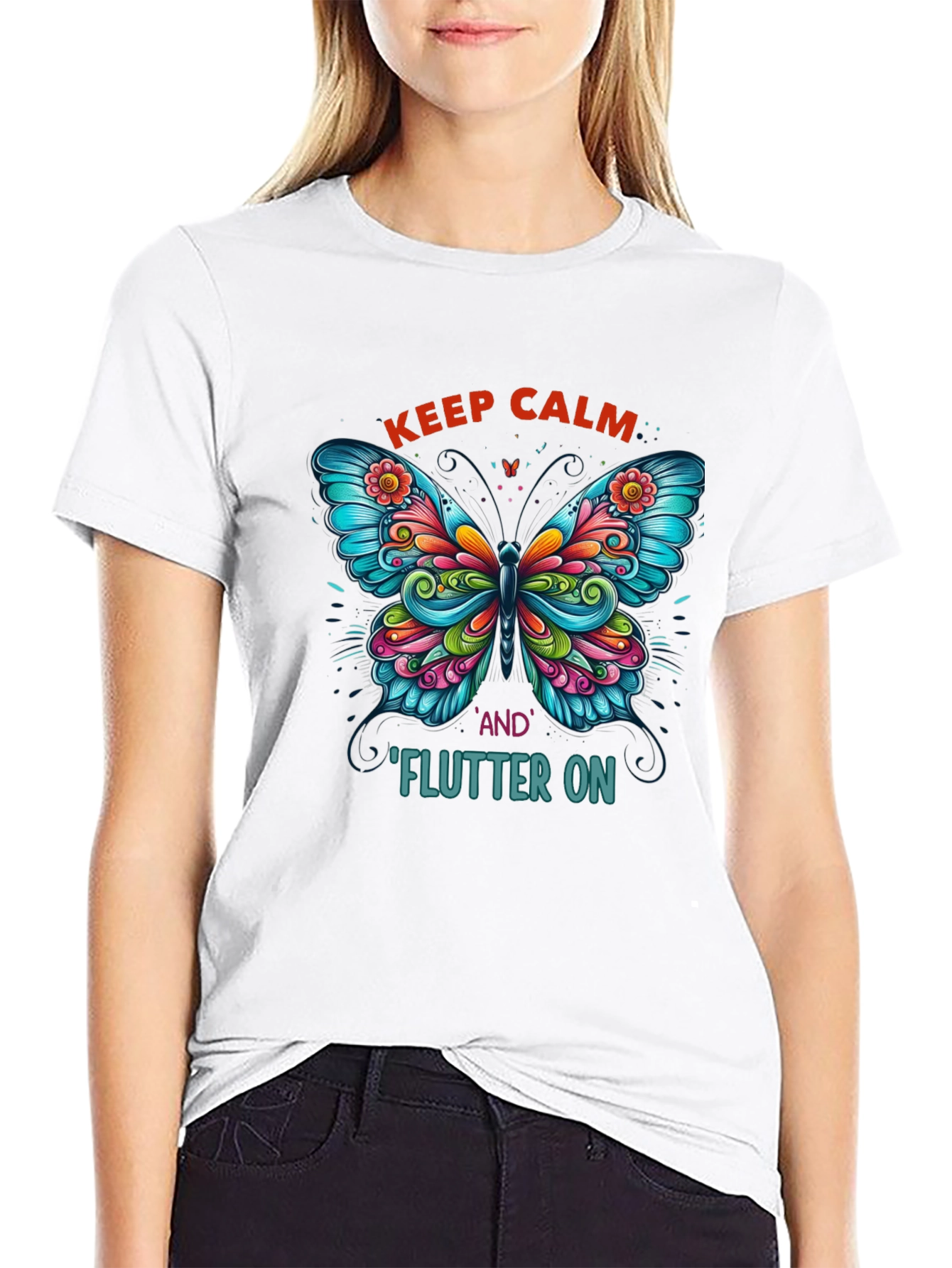 Keep Calm Butterfly T-Shirt