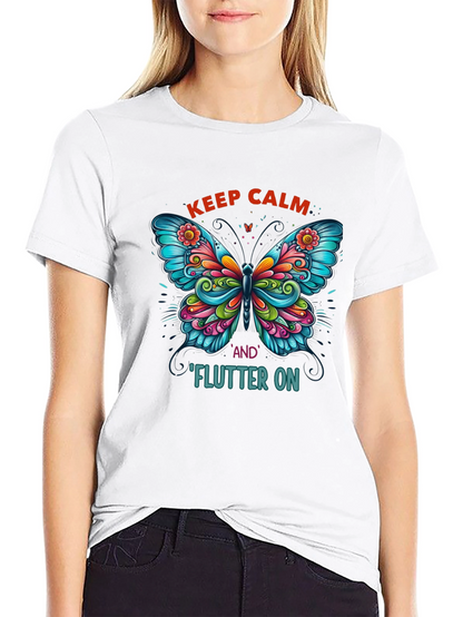 Keep Calm Butterfly T-Shirt
