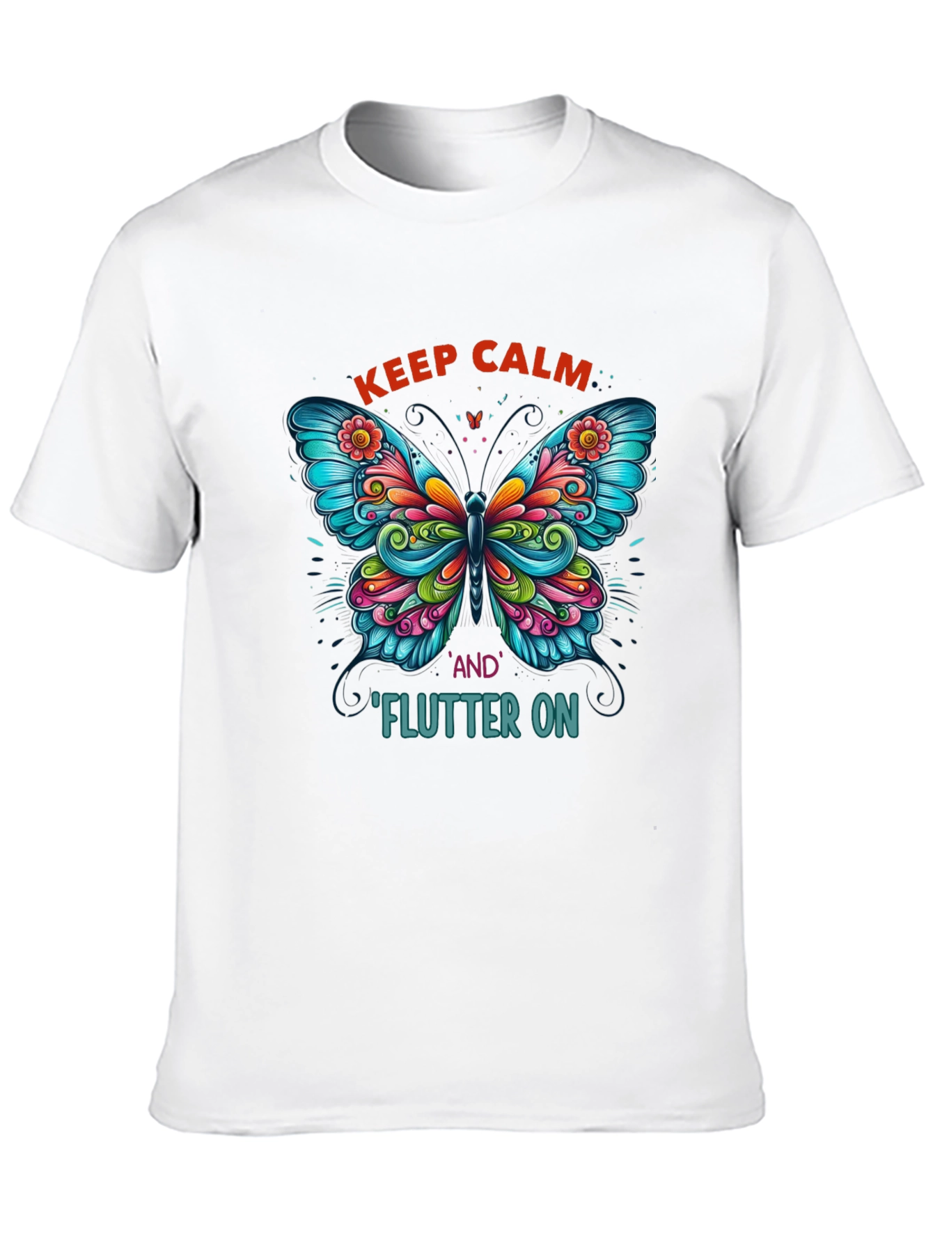 Keep Calm Butterfly T-Shirt