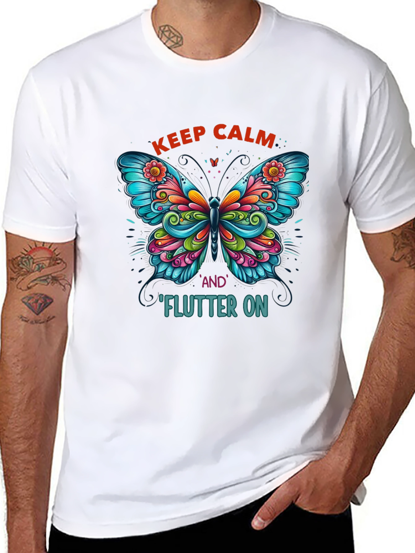 Keep Calm Butterfly T-Shirt