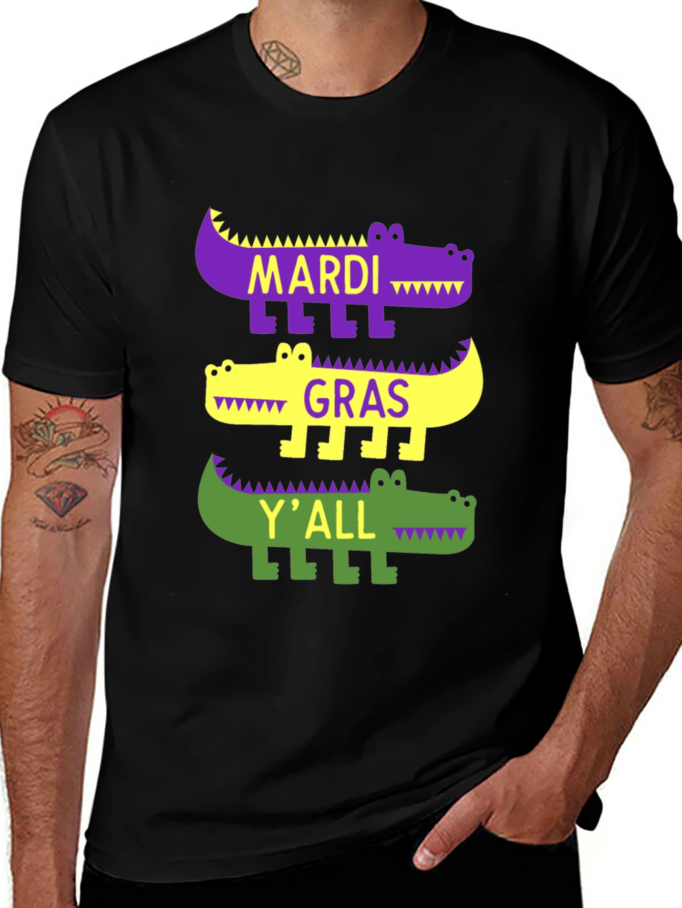 Mardi Gras Alligator T-Shirt