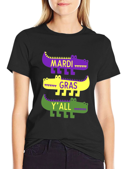 Mardi Gras Alligator T-Shirt