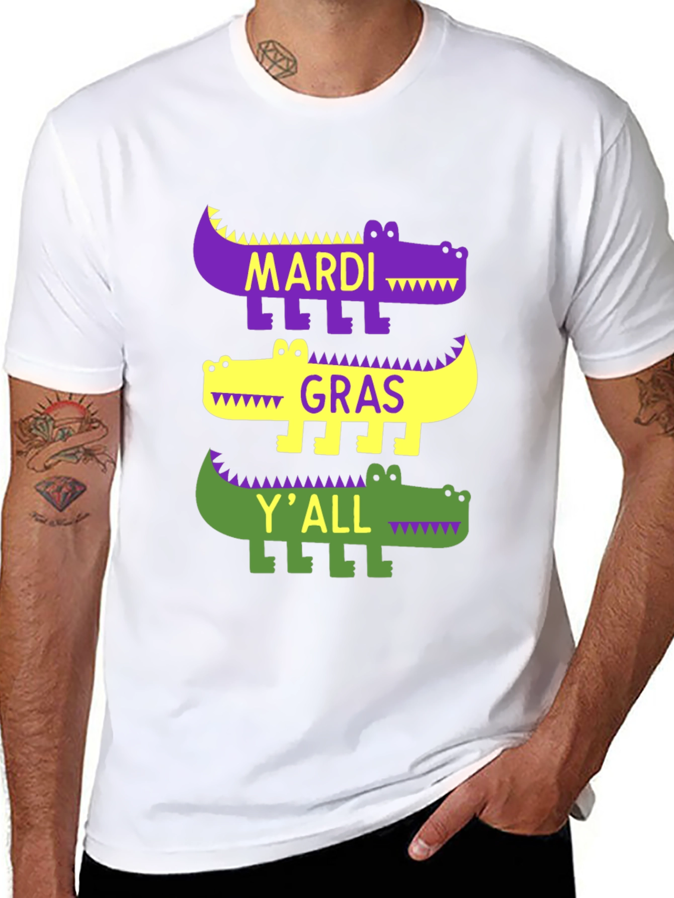 Mardi Gras Alligator T-Shirt