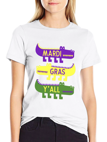 Mardi Gras Alligator T-Shirt