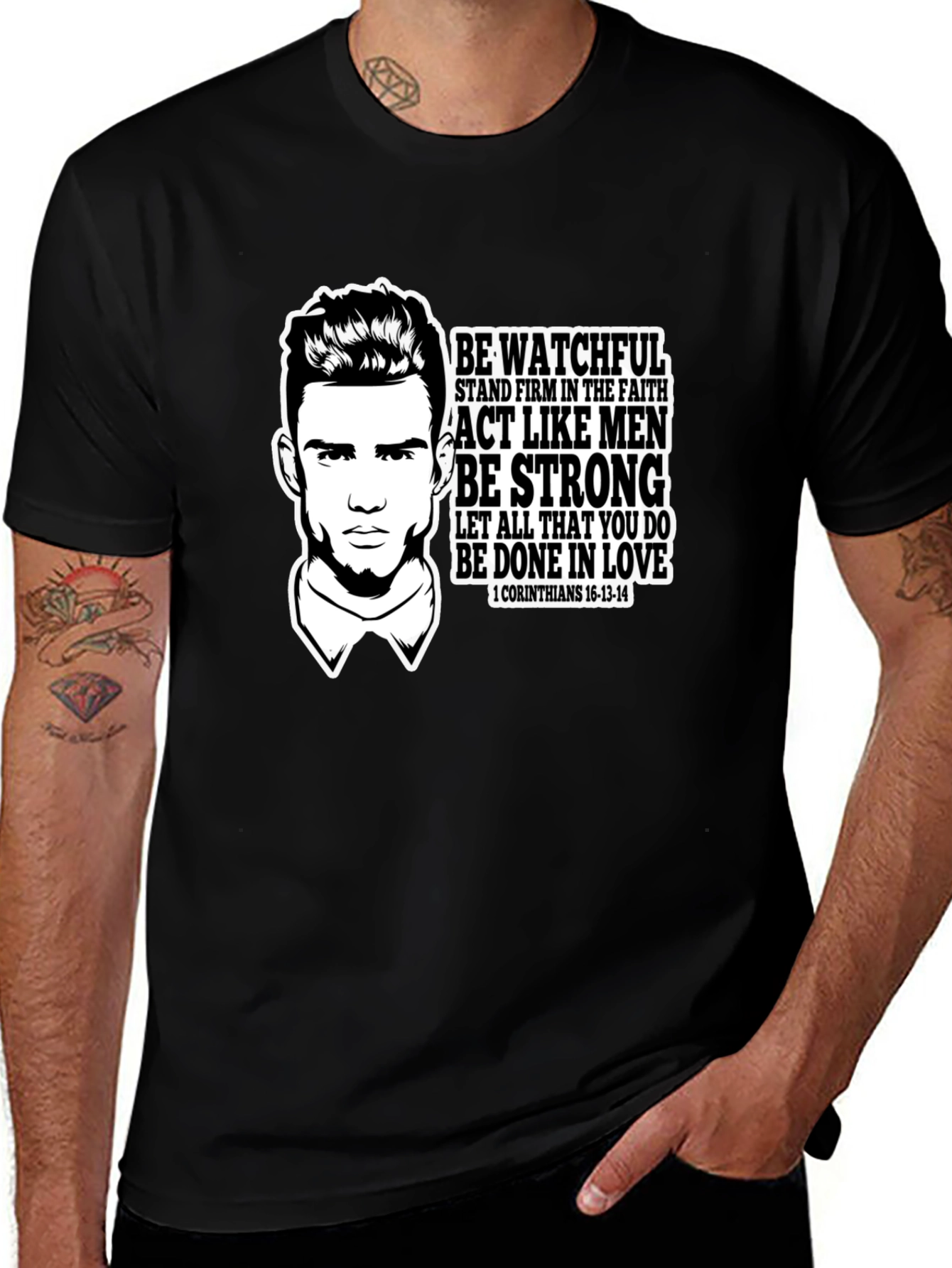 Be Watchful Christian Graphic T-Shirt