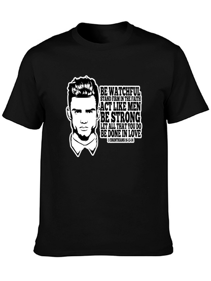 Be Watchful Christian Graphic T-Shirt