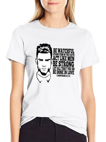 Be Watchful Christian Graphic T-Shirt
