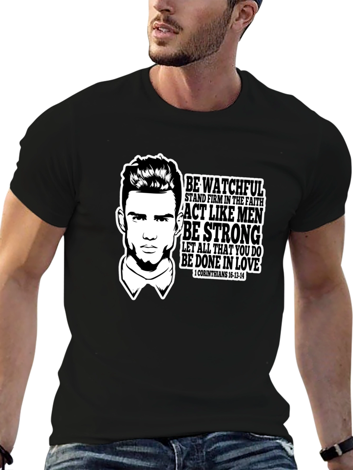 Be Watchful Christian Graphic T-Shirt