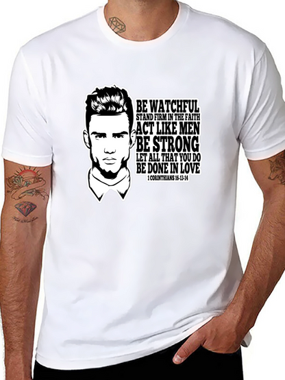 Be Watchful Christian Graphic T-Shirt