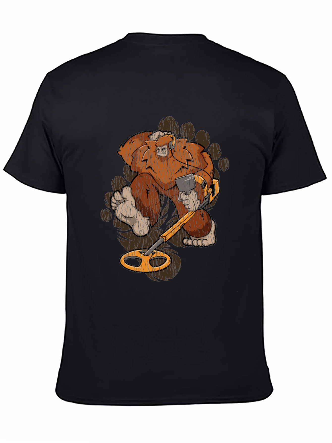Bigfoot Metal Detecting Graphic Tee