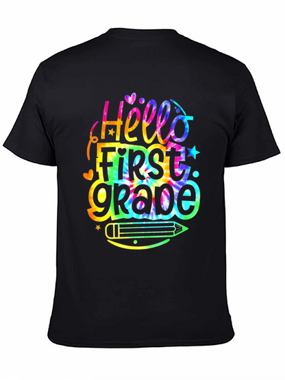 Hello First Grade Tie Dye T-Shirt