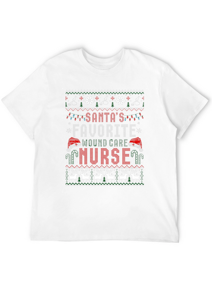 Santas Favorite Nurse Ugly Christmas Sweater T-Shirt