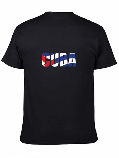 Cuba Flag Graphic T-Shirt - Short Sleeve