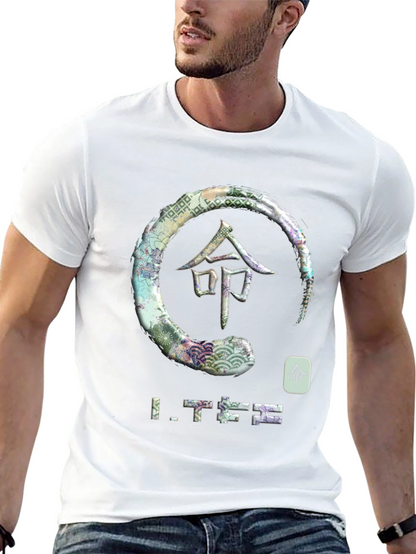 Japanese Zen Circle Graphic T-Shirt