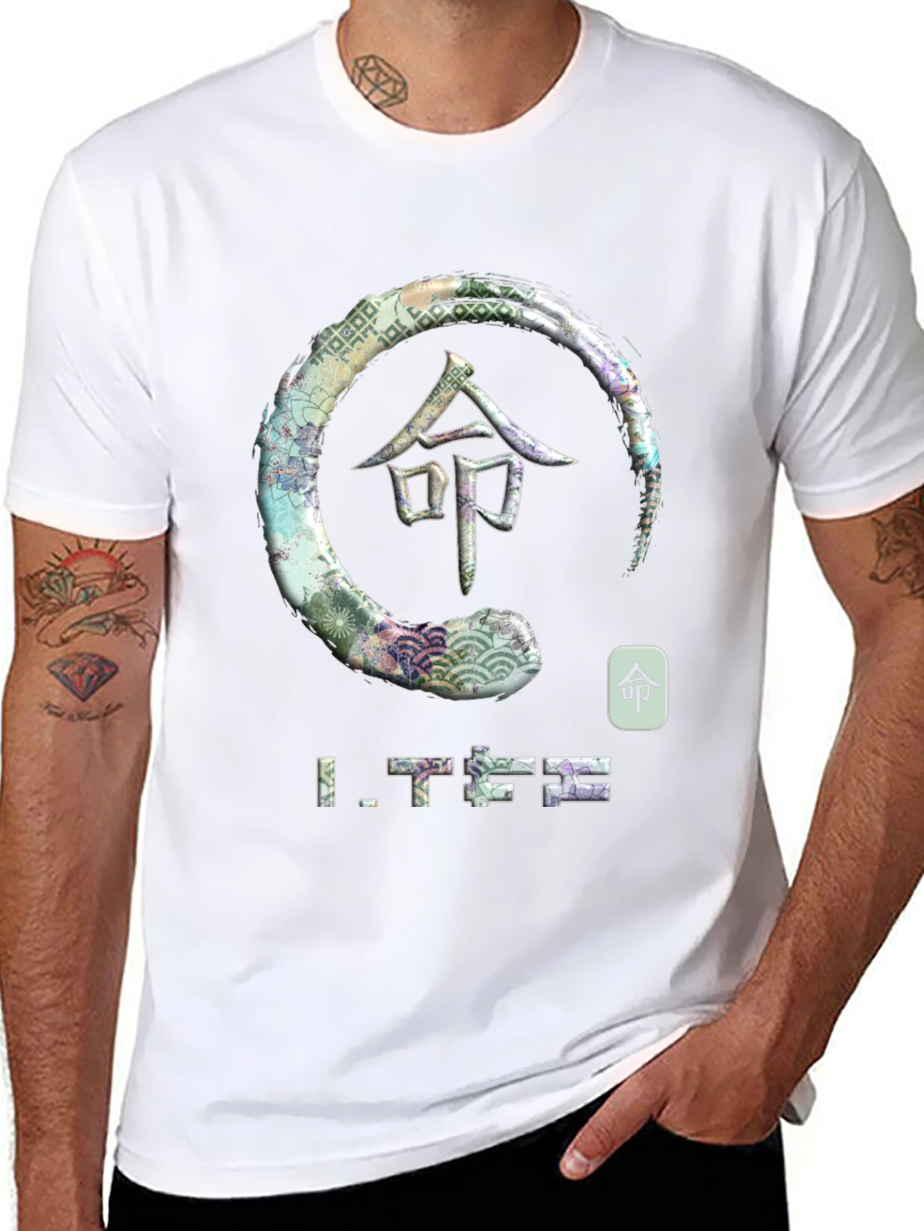 Japanese Zen Circle Graphic T-Shirt