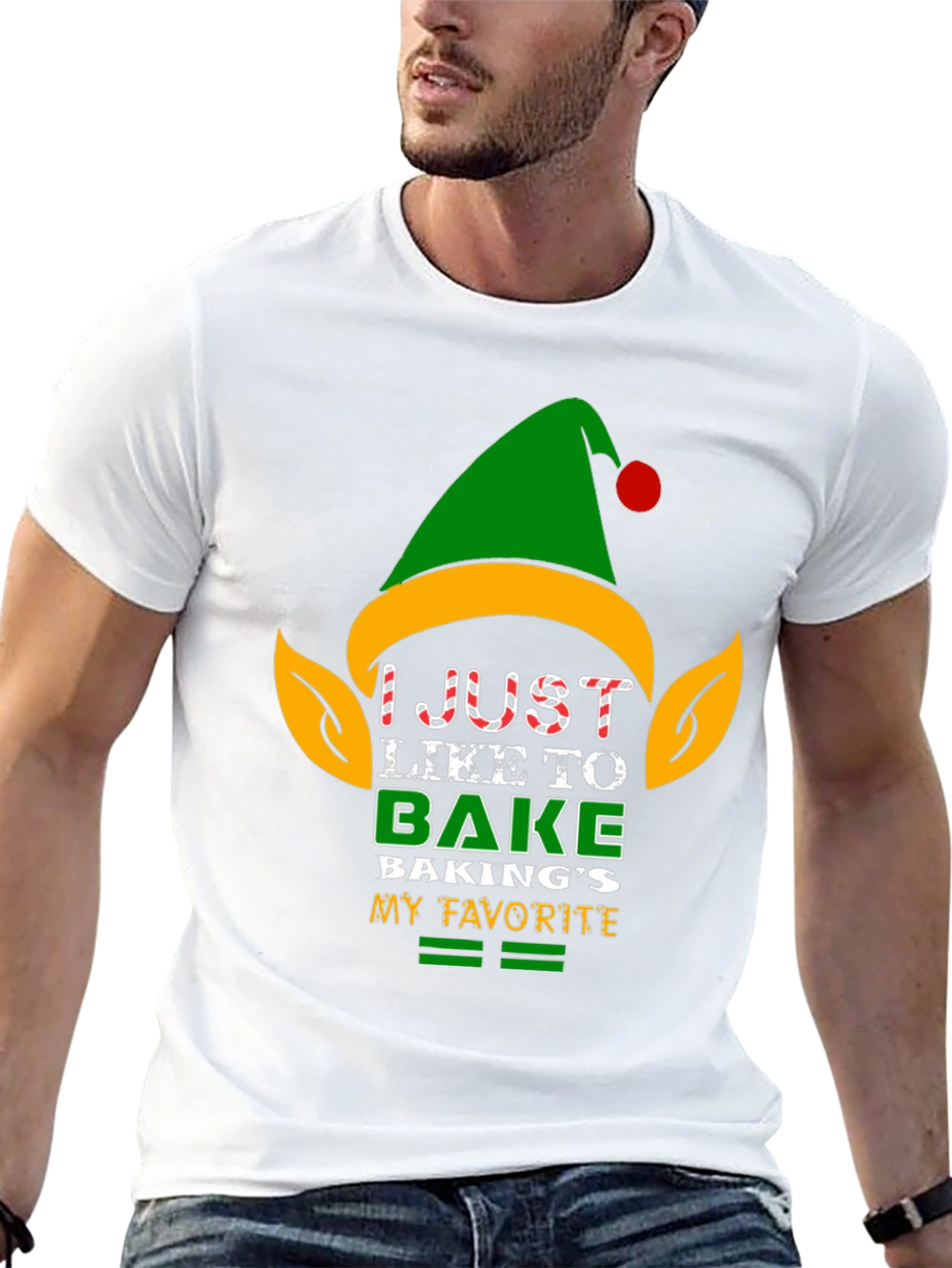 Funny Christmas Baking Elf T-Shirt