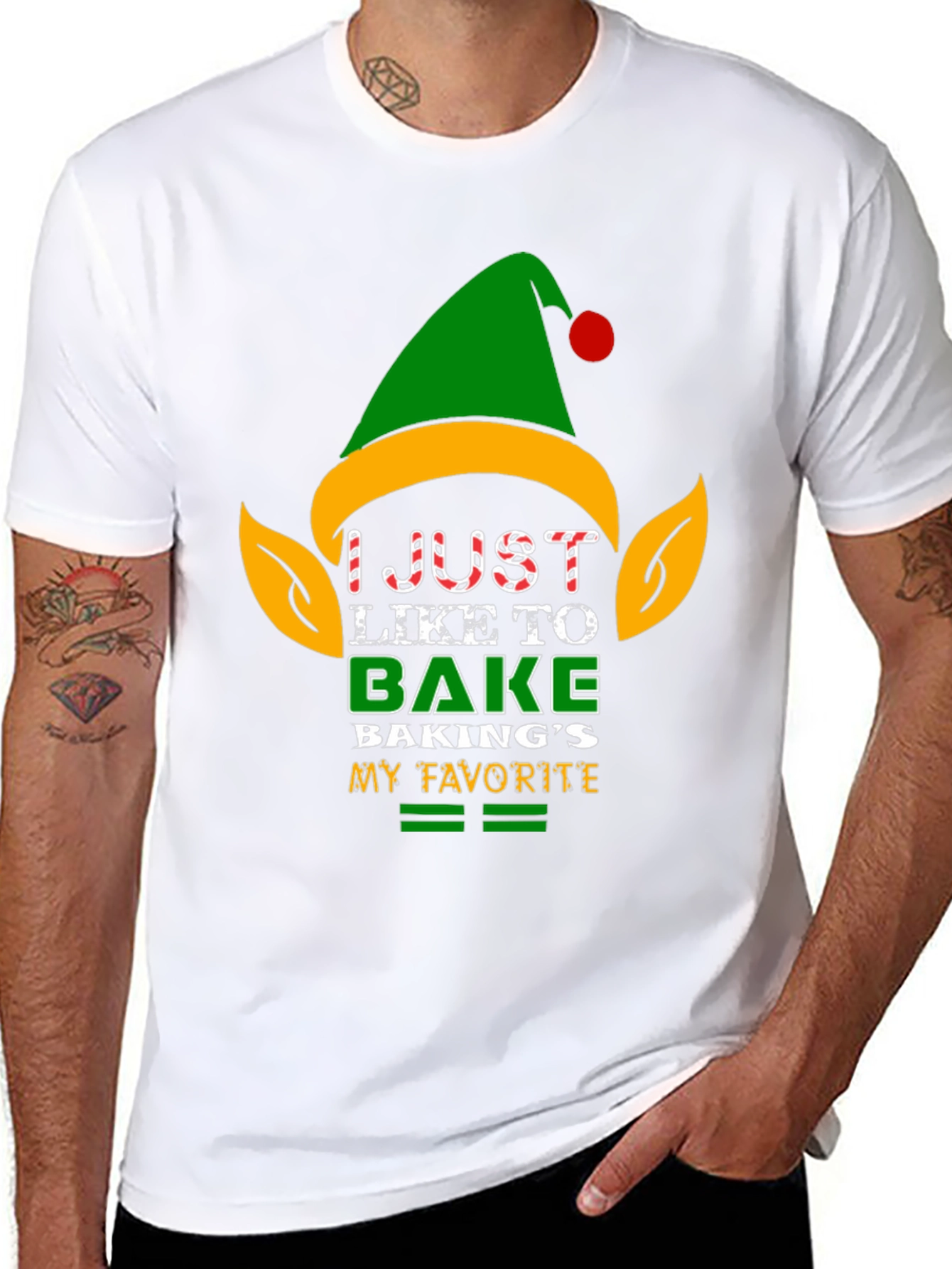 Funny Christmas Baking Elf T-Shirt