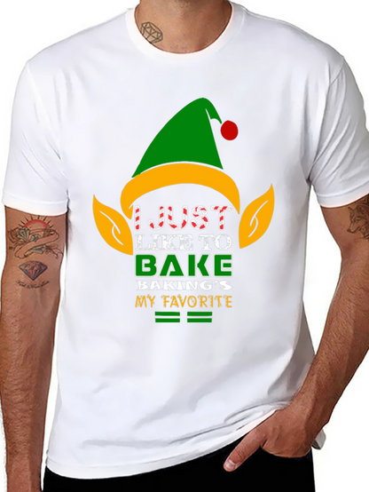 Funny Christmas Baking Elf T-Shirt