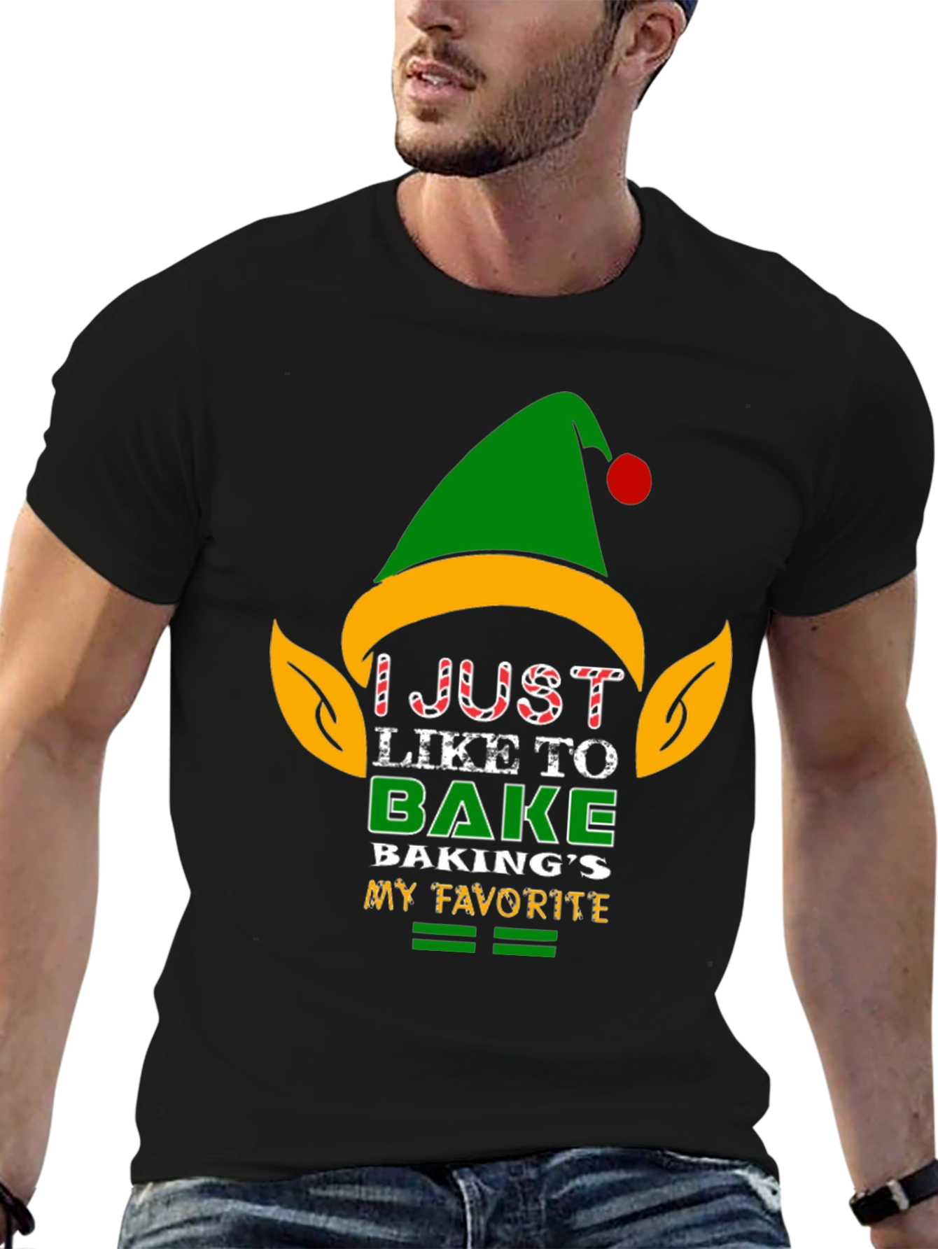 Funny Christmas Baking Elf T-Shirt