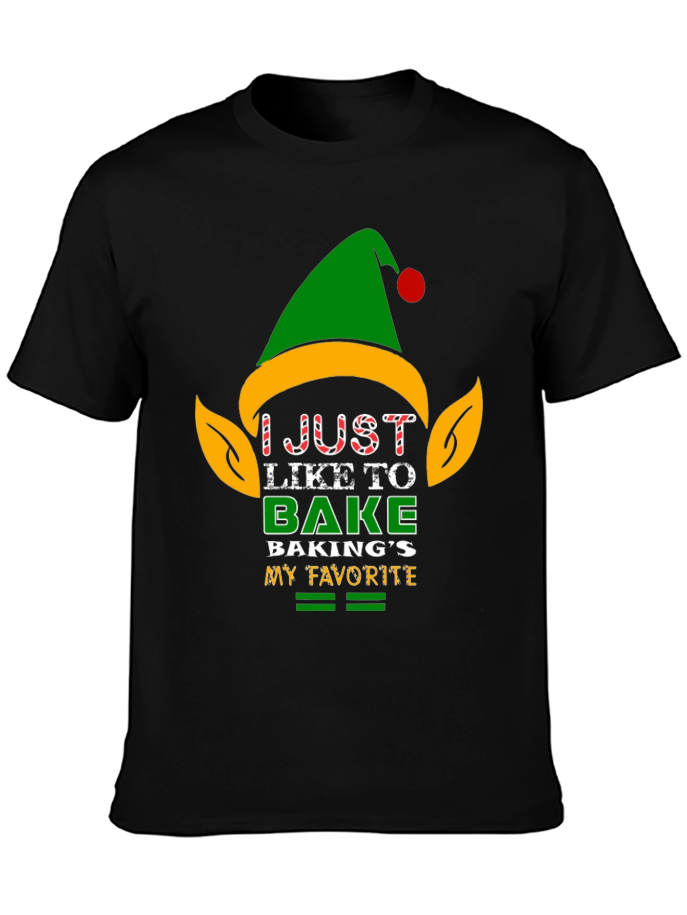 Funny Christmas Baking Elf T-Shirt