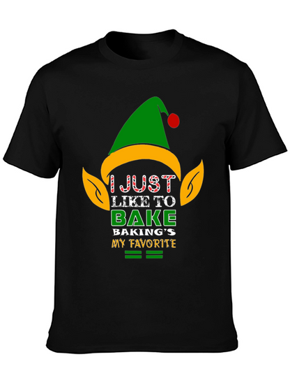 Funny Christmas Baking Elf T-Shirt