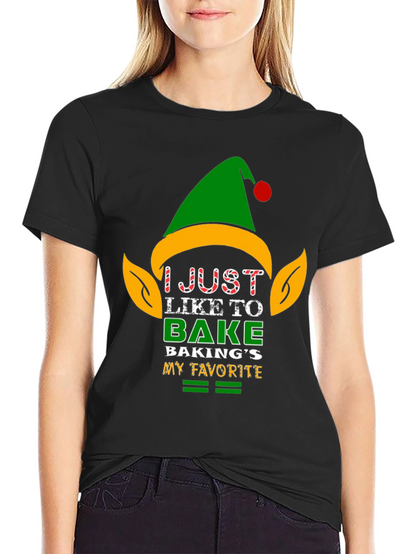 Funny Christmas Baking Elf T-Shirt