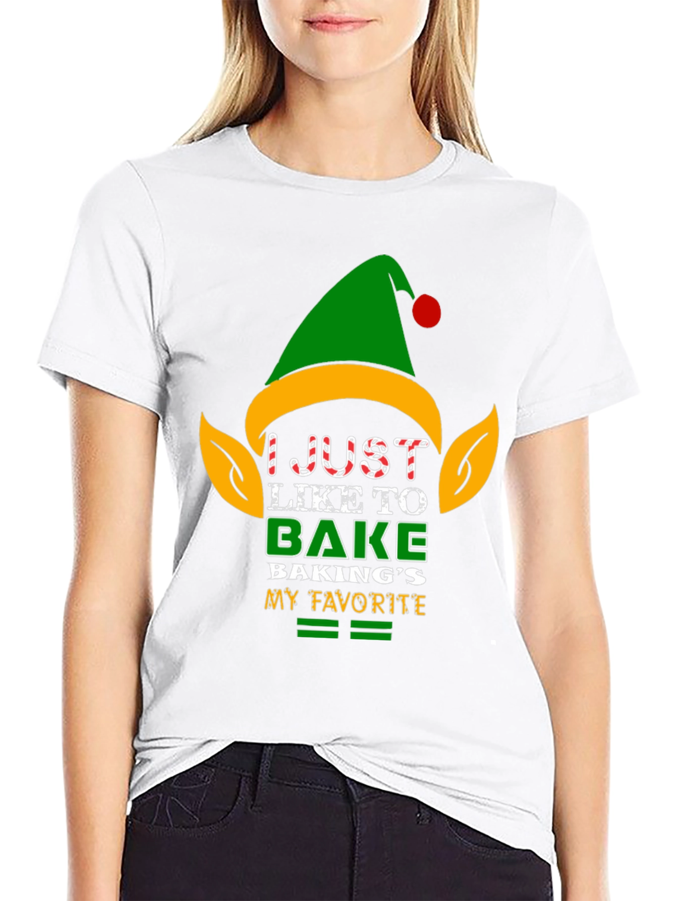 Funny Christmas Baking Elf T-Shirt