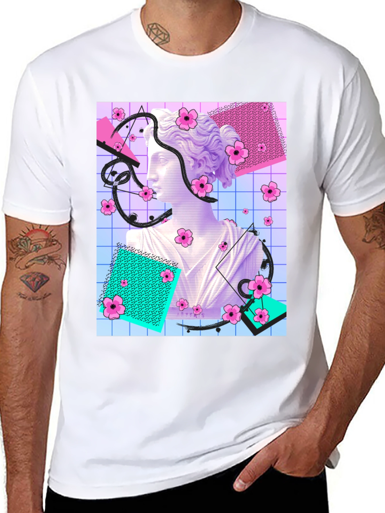 Vaporwave Statue T-Shirt