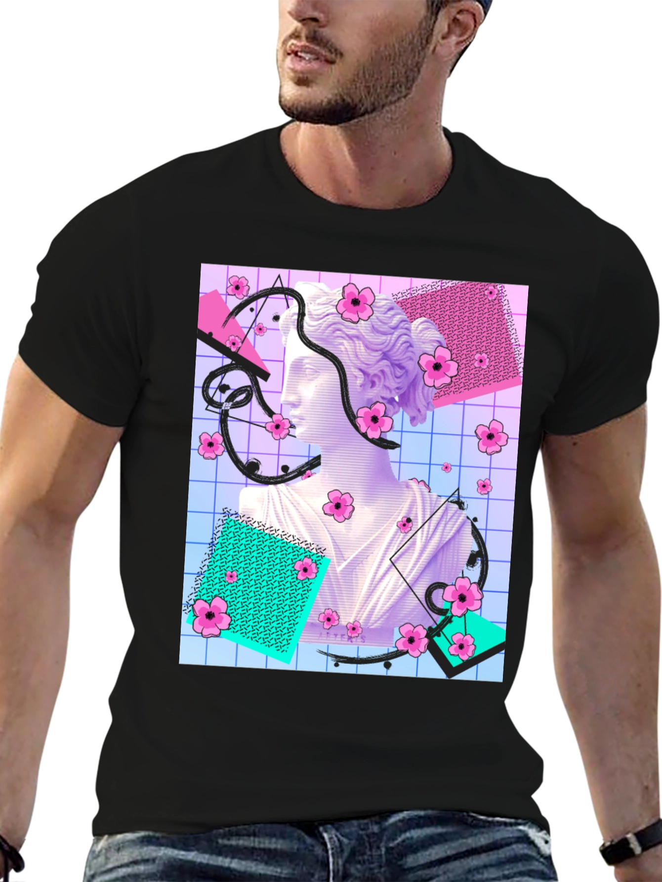 Vaporwave Statue T-Shirt