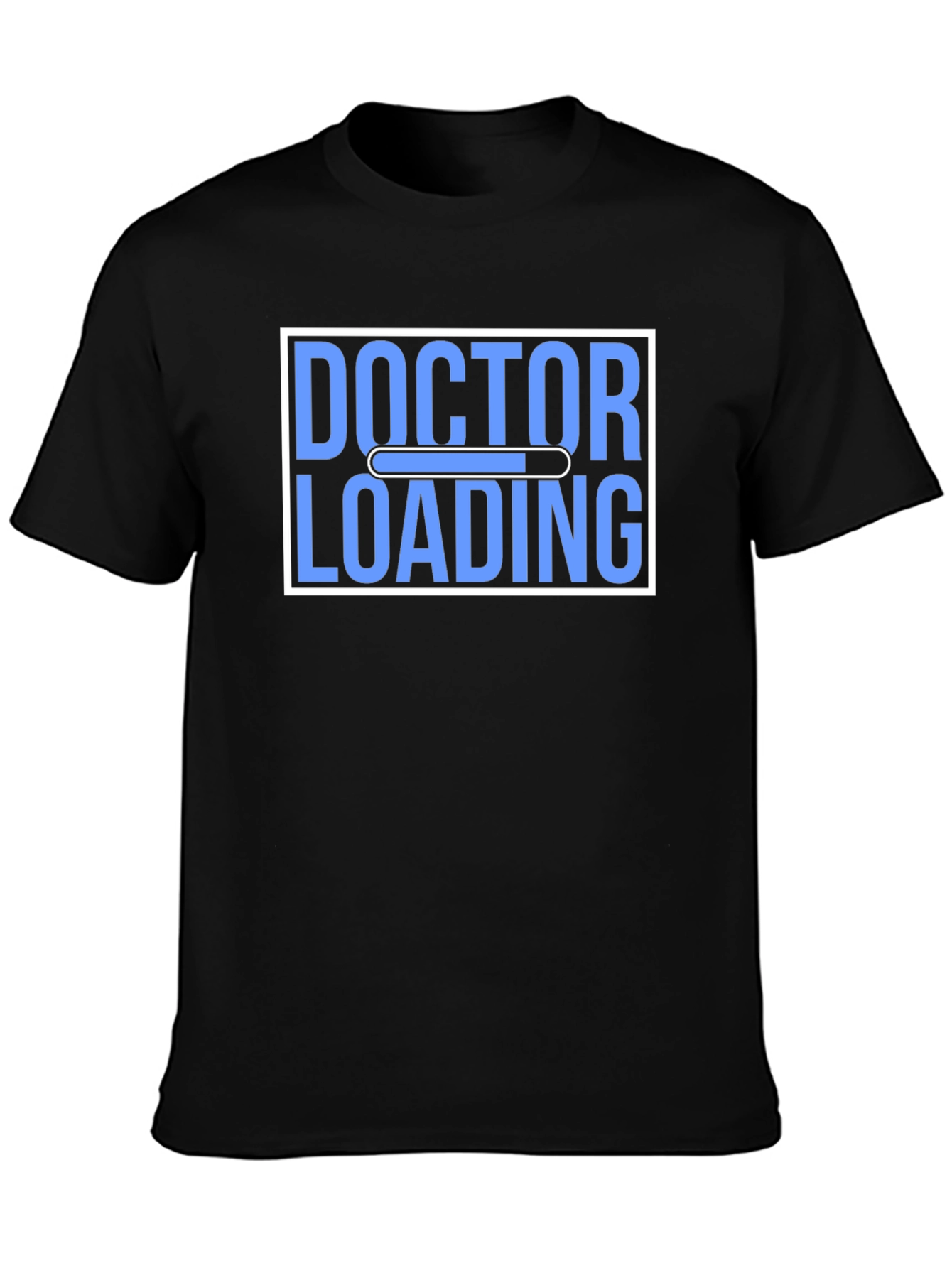 Doctor Loading Black Graphic Tee