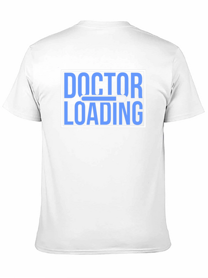 Doctor Loading Black Graphic Tee