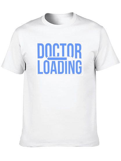 Doctor Loading Black Graphic Tee