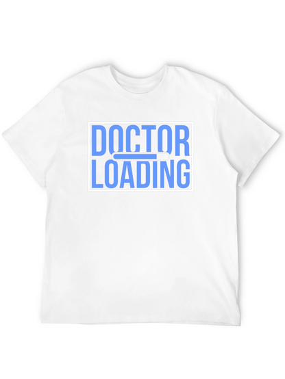 Doctor Loading Black Graphic Tee