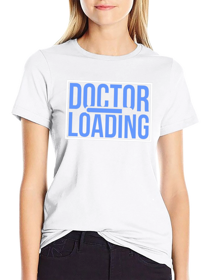 Doctor Loading Black Graphic Tee
