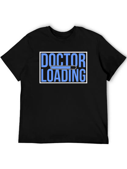 Doctor Loading Black Graphic Tee