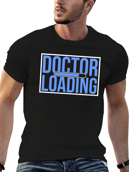 Doctor Loading Black Graphic Tee