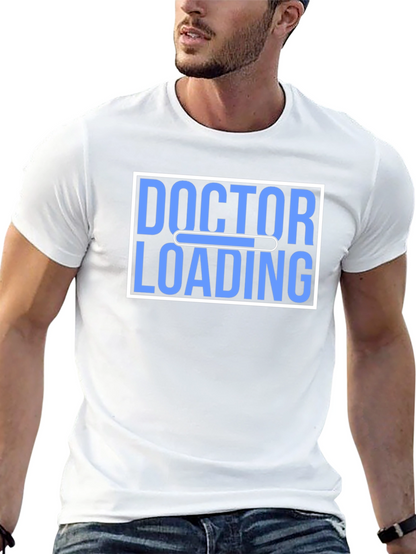 Doctor Loading Black Graphic Tee