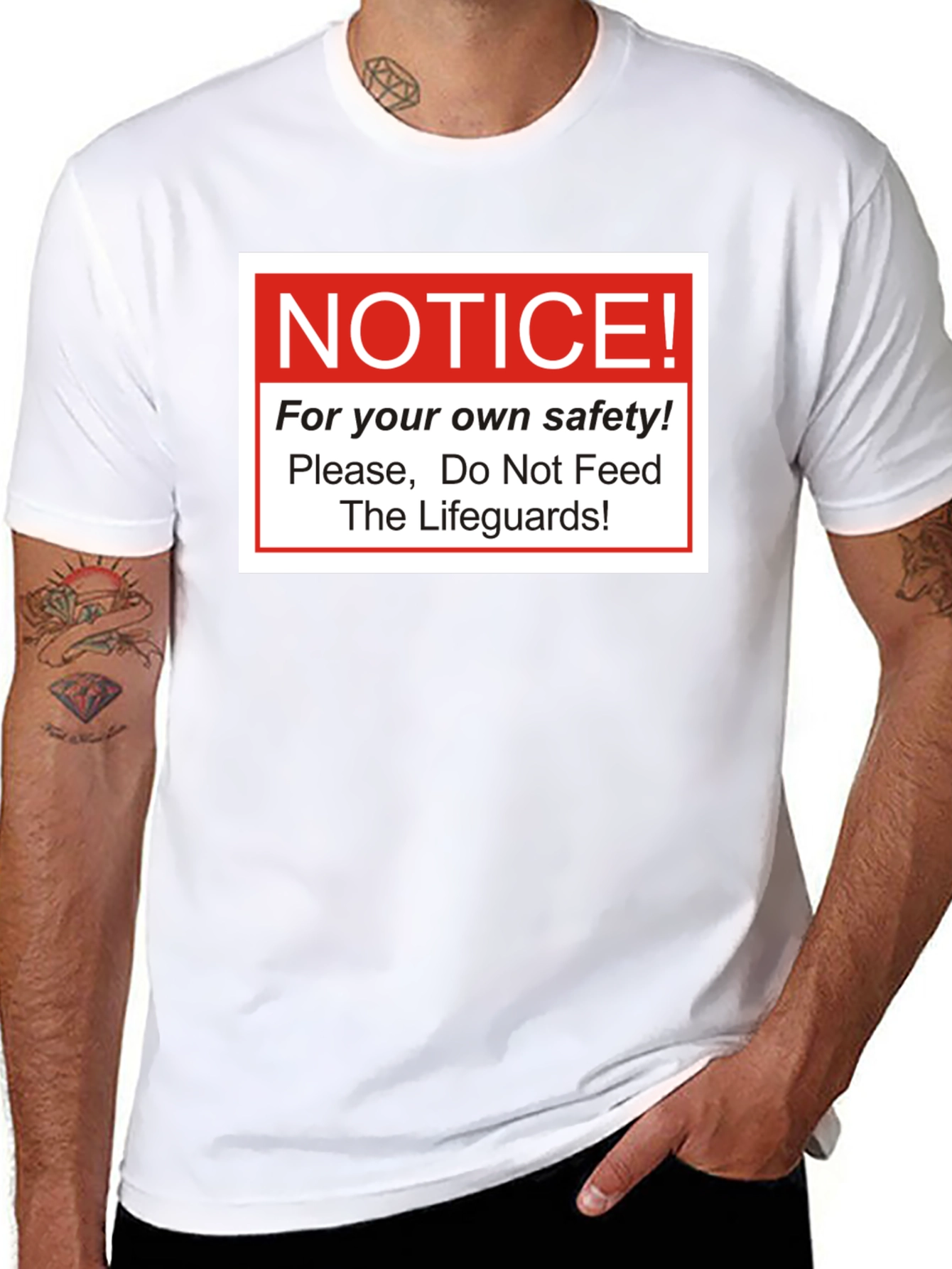 Notice: Do Not Feed Lifeguards T-Shirt