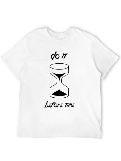 Do It Before Time Black T-Shirt