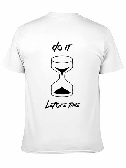 Do It Before Time Black T-Shirt