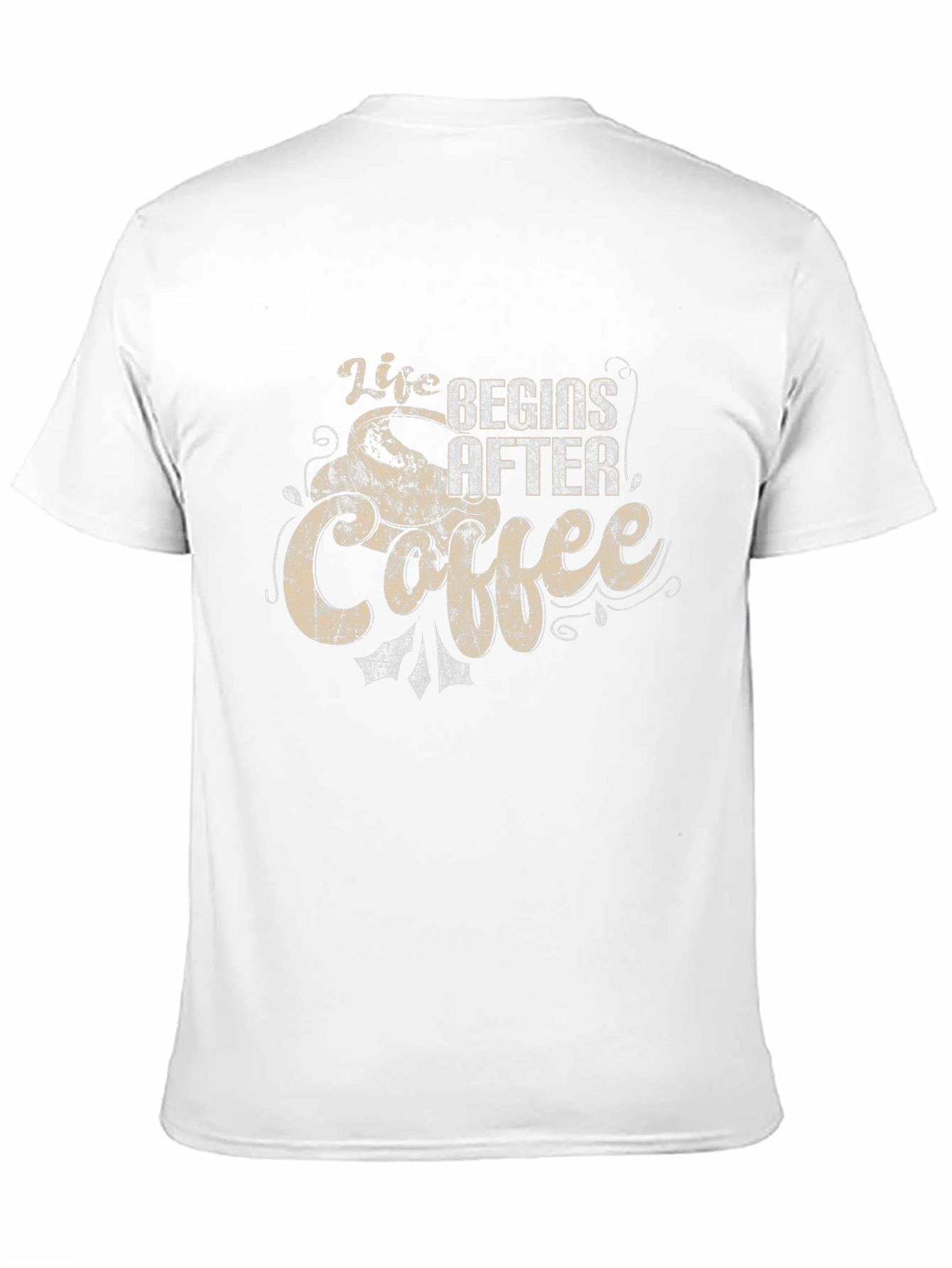 Life Begins After Coffee Graphic T-Shirt