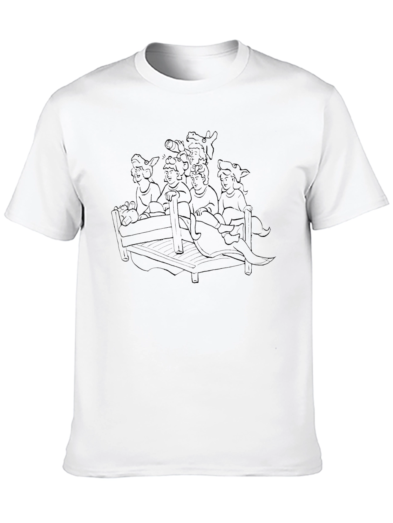 Sleepover Gang Black T-Shirt