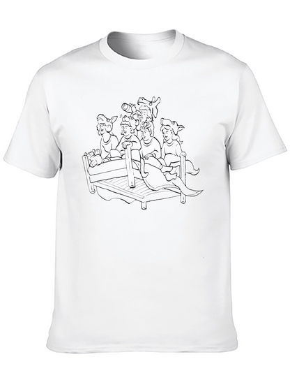 Sleepover Gang Black T-Shirt