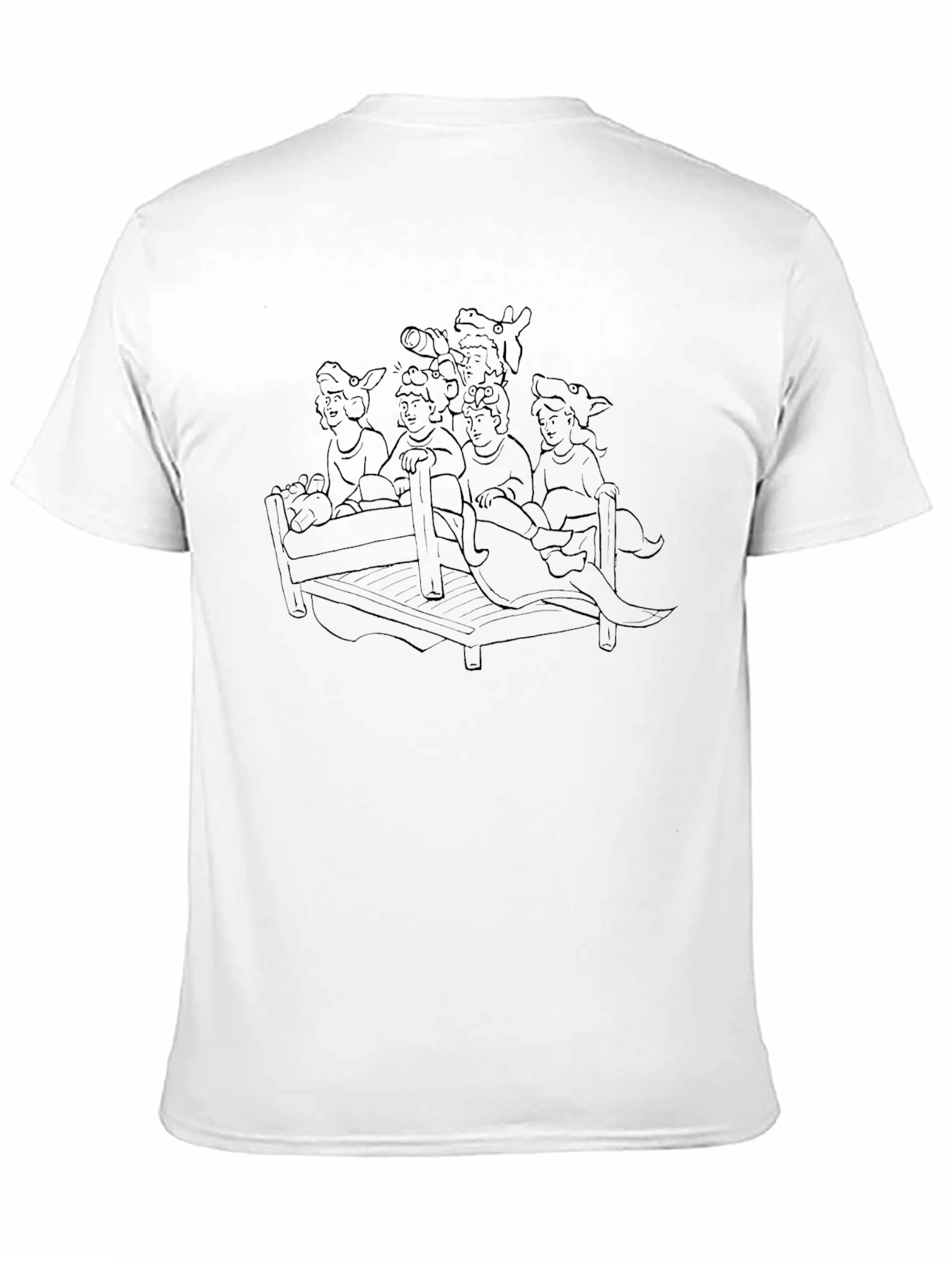 Sleepover Gang Black T-Shirt