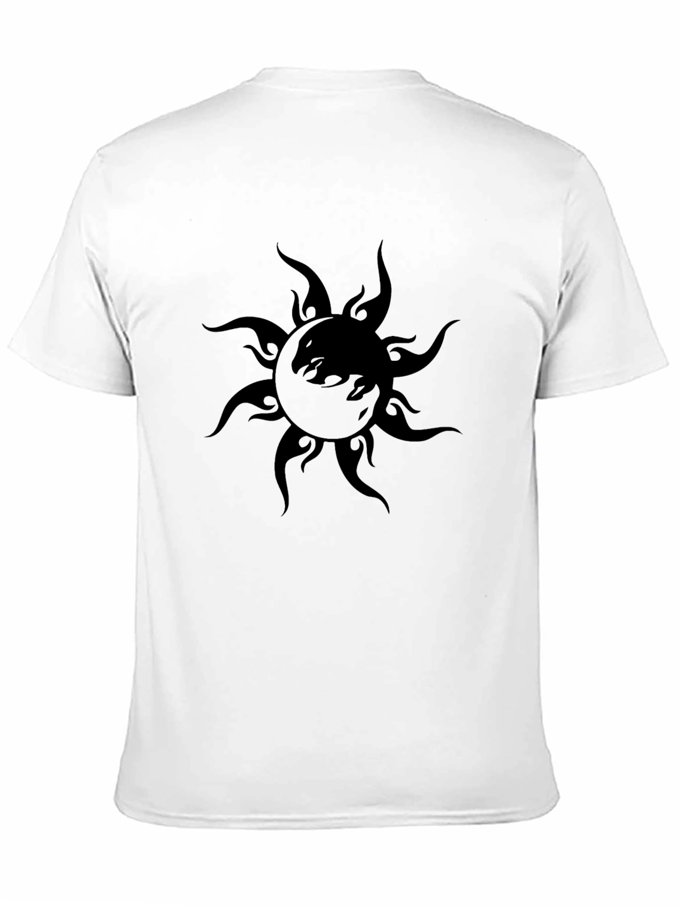 Black Sun Graphic T-Shirt - Stylish Mens Tee